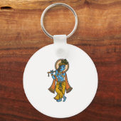 Herr Krishna Schlüsselanhänger (Vorderseite)