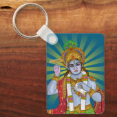 Herr Krishna  Schlüsselanhänger (Vorderseite)
