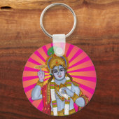 Herr Krishna  Schlüsselanhänger (Vorderseite)