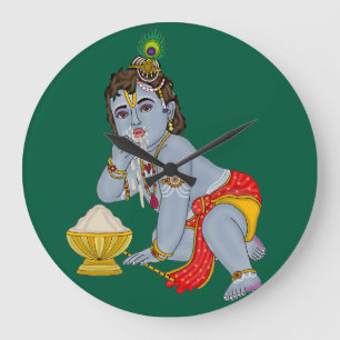 Herr Krishna Wanduhr