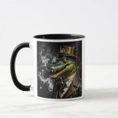 Herr Krokodil aus dem Kosmos. Tasse (Links)