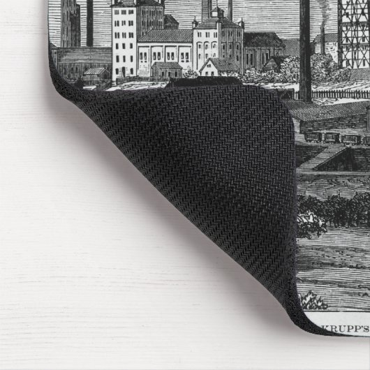 Herr Krupps Factory in Essen, Deutschland Mousepad (Ecke)