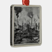 Herr Krupps Factory in Essen, Deutschland Silbernes Ornament (Rechts)