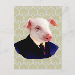 Herr Langdon - Schwein: Postkarte