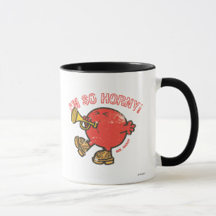 Herr Lärmig, der in sein Horn tutet Tasse