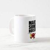 Herr Lärmig | Mach Krach Kaffeetasse (Vorderseite Links)