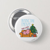 Herr Lazy Resting auf einer Couch Button (Vorne & Hinten)