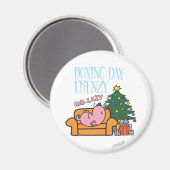 Herr Lazy Resting auf einer Couch Magnet (Vorderseite/Rückseite)