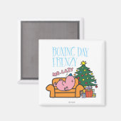 Herr Lazy Resting auf einer Couch Magnet (Vorderseite/Rückseite)