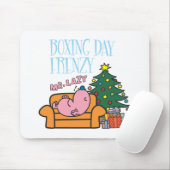 Herr Lazy Resting auf einer Couch Mousepad (Mit Mouse)
