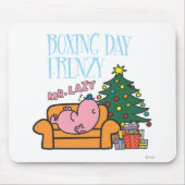 Herr Lazy Resting auf einer Couch Mousepad (Vorne)