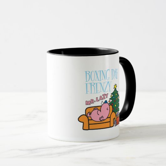 Herr Lazy Resting auf einer Couch Tasse (VorderseiteRechts)