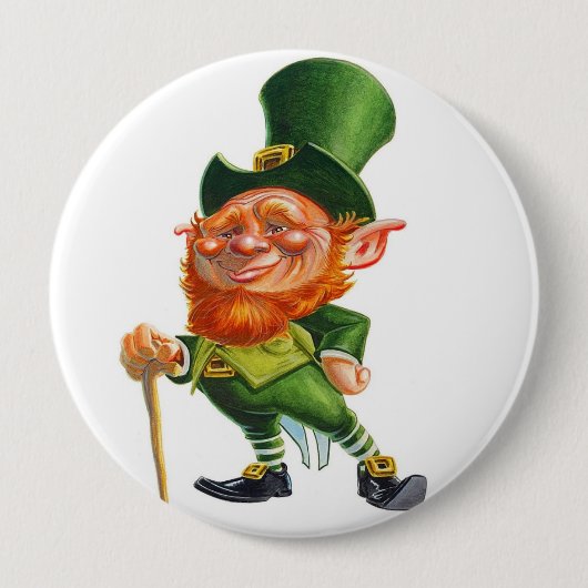 HERR LEPRECHAUN BUTTON (Vorderseite)