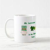 Herr Leprechaun im Kleber-Patch Kaffeetasse (Links)
