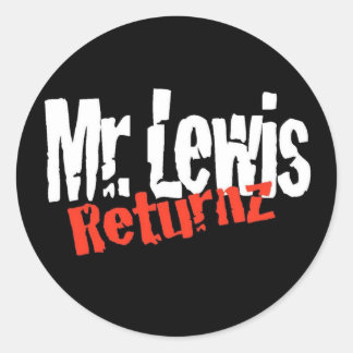 Herr Lewis Returnz Sticker