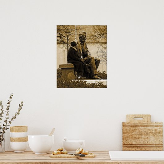 Herr Lincoln, wir haben einen neuen Präsidenten... Poster (Küche)