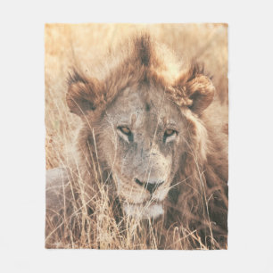 HERR LION KING FLEECEDECKE