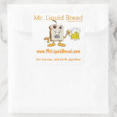 Herr Liquid Broad Square Stickers (Tasche)