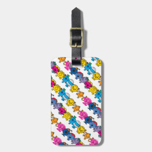 Herr Little & Little Miss Charakter Muster Gepäckanhänger