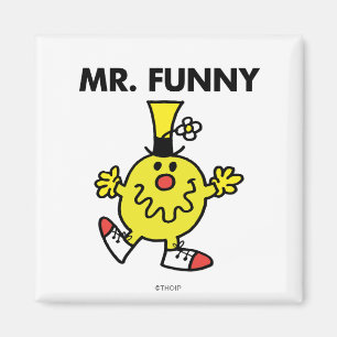 Herr Lustig Lustiges Gesicht Magnet