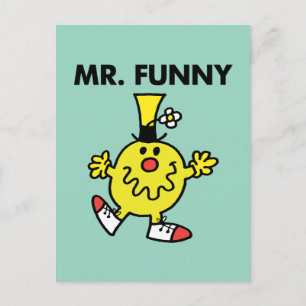 Herr Lustig Lustiges Gesicht Postkarte