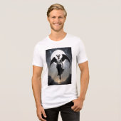 Herr Luzifer Tri-Blend Shirt (Vorderseite voll)