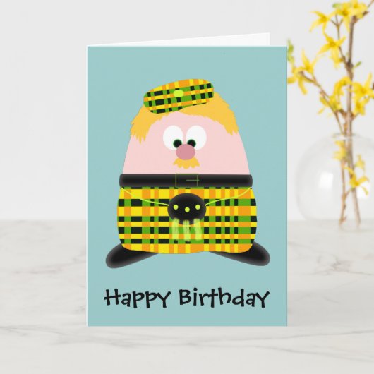 Herr Mac Haggis Karte (Gelbe Blume)