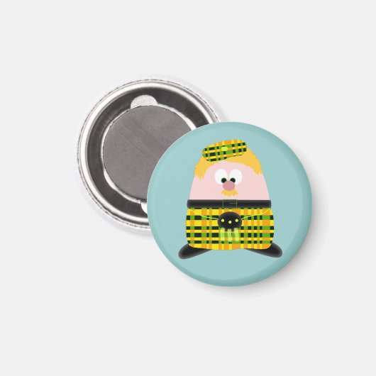 Herr Mac Haggis Magnet (Vorderseite/Rückseite)