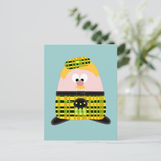 Herr Mac Haggis Postkarte (Stehend Vorderseite)