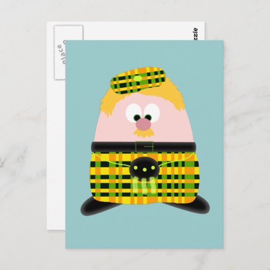 Herr Mac Haggis Postkarte (Vorne/Hinten)