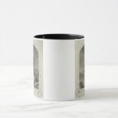 Herr Macready als Macbeth, Szene 3 der Taten-I, im Tasse (Zentrum)