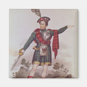 Herr Macready in der Rolle von Rob Roy Macgregor Magnet