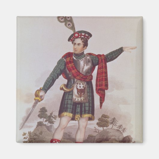 Herr Macready in der Rolle von Rob Roy Macgregor Magnet (Vorne)