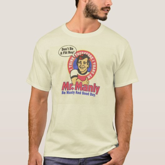 Herr Manly Classic T-shirt (Vorderseite)