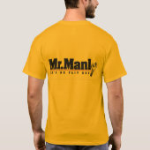 Herr Manly T-shirt (Rückseite)
