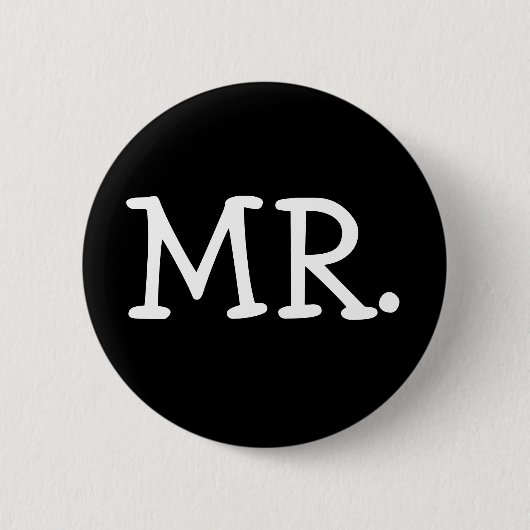 Herr Married Button (Vorderseite)