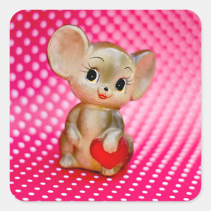 Herr Maus Quadratischer Aufkleber
