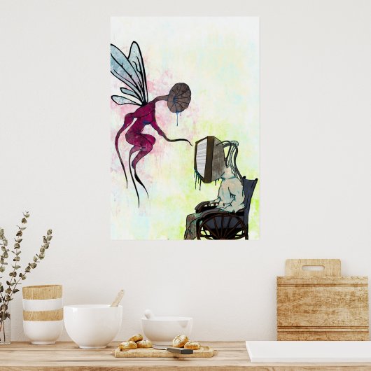 Herr Media und die Propaganda Pixie Poster (Küche)