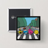 Herr Men Abbey Road Walkers Button (Vorne & Hinten)