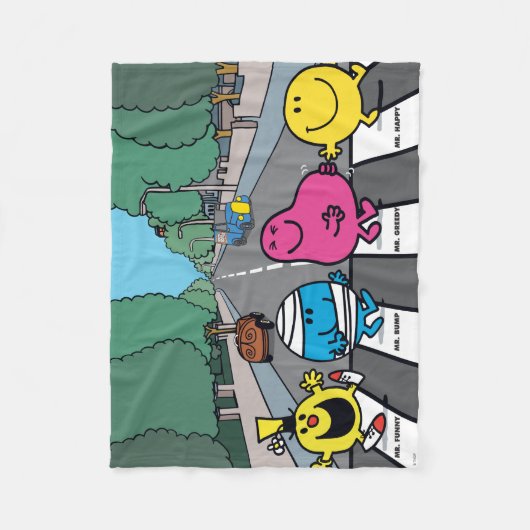 Herr Men Abbey Road Walkers Fleecedecke (Vorderseite)