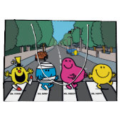 Herr Men Abbey Road Walkers Große Geschenktüte (Rückseite)