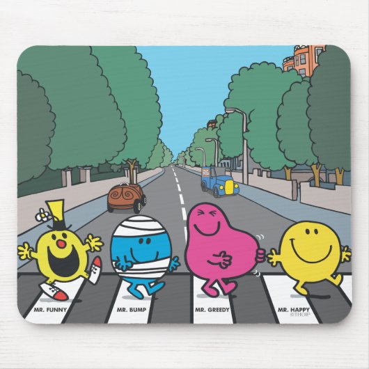 Herr Men Abbey Road Walkers Mousepad (Vorne)