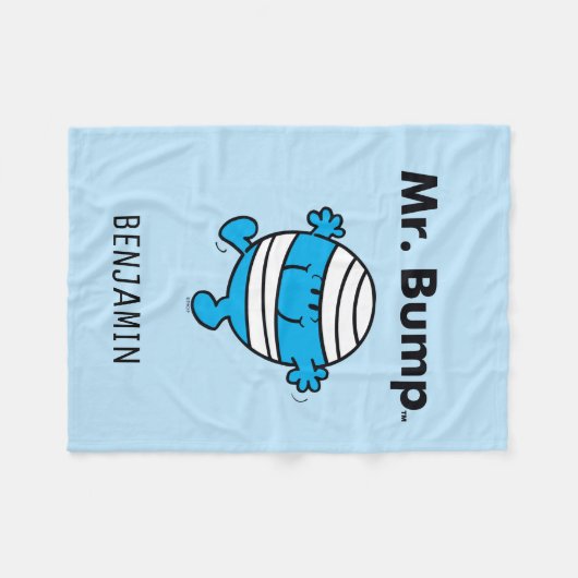 Herr Men | Herr Bump ist ein Clutz Fleecedecke (Vorderseite (Horizontal))