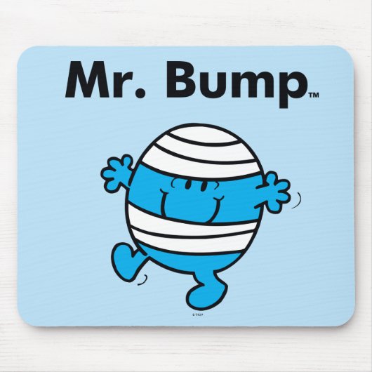 Herr Men | Herr Bump ist ein Clutz Mousepad (Vorne)