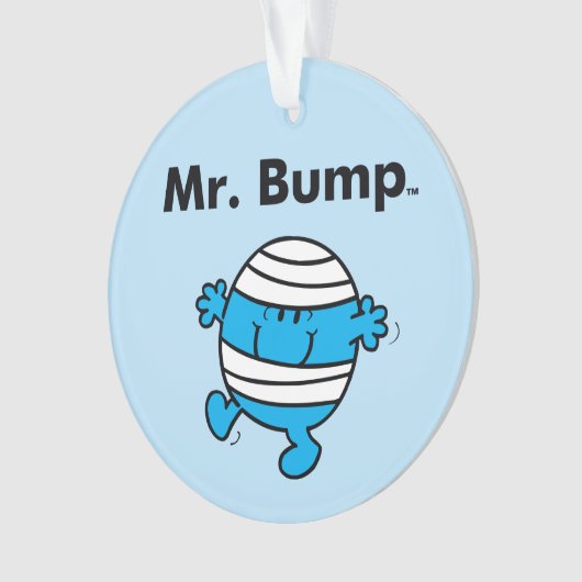 Herr Men | Herr Bump ist ein Clutz Ornament (Vorderseite)