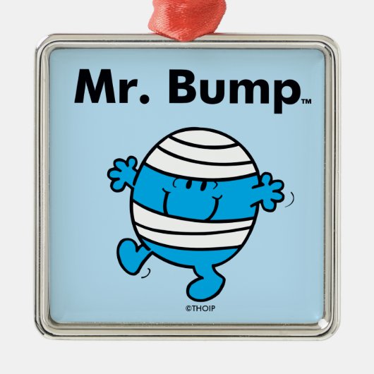 Herr Men | Herr Bump ist ein Clutz Ornament Aus Metall (Vorne)