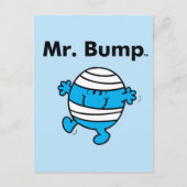 Herr Men | Herr Bump ist ein Clutz Postkarte (Vorderseite)