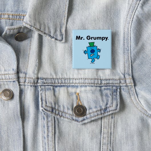 Herr Men | Herr Grumpy ist ein Grump Button (Beispiel)