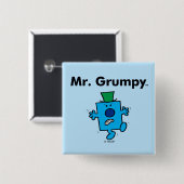 Herr Men | Herr Grumpy ist ein Grump Button (Vorne & Hinten)