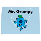 Herr Men | Herr Grumpy ist ein Grump Große Geschenktüte (Vorderseite)